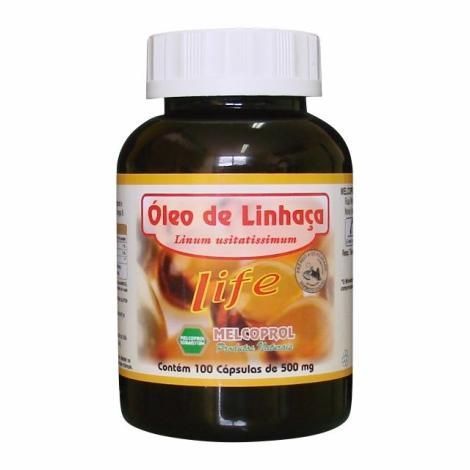 Óleo de Linhaça 60 Cápsulas 500 Mg