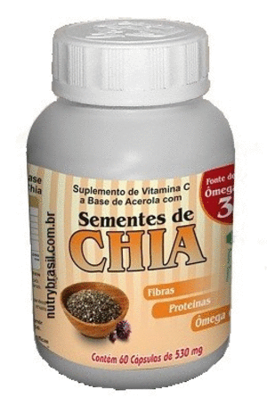 Semente de Chia 60 Cápsulas