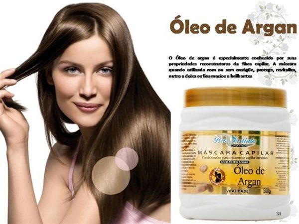 Mascára Capilar Óleo de Argan 500g