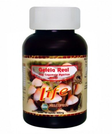 Geléia Real com Cogumelo Agaricus Blazei 60 Cáps